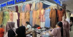 Suasana di Pusar Grosir Pasar Tanah Abang, Jakarta Pusat, yang masih ramai pengunjung menjelang lebaran, Sabtu, 14 Maret 2026. (Sumber: Poskota/Pandi Ramedhan)