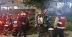 Patroli personel Polres Serang di kawasan industri modern Cikande. (Sumber: Dok. Polres Serang)