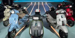 Generasi terbaru Vespa Primavera dan Sprint kini pakai mesin 180 cc. Performa naik hingga 24 persen dengan fitur modern. (Sumber: Poskota/Aldi Harlanda Irawan)