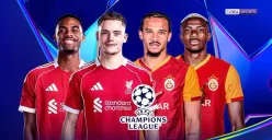 Live streaming Liverpool vs Galatasaray di leg 2 babak 16 besar Liga Champions 2025/2026. (Sumber: Vidio.com)