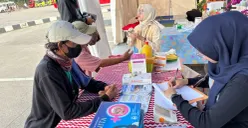 Kementerian Kependudukan dan Pembangunan Keluarga/BKKBN menghadirkan Posko JAWARA MUDIK (Jaga Keluarga Wujudkan Anak Bebas Stunting di Jalur Mudik). (Sumber: Istimewa)
