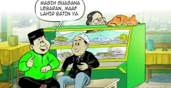 Obrolan Warteg: Kembali ke Fitri, edisi Kamis, 26 Maret 2026. (Sumber: Poskota/Arif Setiadi)