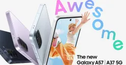 Hp Samsung Galaxy A57 dan A37. (Sumber: X/@damiantiscornia)