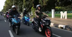 Komunitas Honda Vario Jakarta menggelar Ramadhan Hopeful Riding. (Sumber: WMS)
