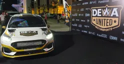 Dewa United Motorsports berkolaborasi dengan Kemenkraf, Pertamina, dan BRI. (Sumber: Poskota/ Erwan Hartawan)