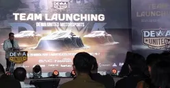 Dewa United Motorsports memperkenalkan pembalap dan armada baru untuk musim 2026. (Sumber: Poskota/ Erwan Hartawan)