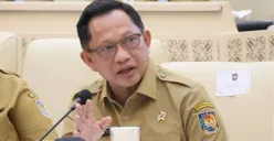 Mendagri Tito Karnavian dalam Rapat Kerja dan Rapat Dengar Pendapat bersama Komisi II DPR RI di Kompleks Parlemen, Senayan, Tanah Abang, Jakarta Pusat, Senin, 30 Maret 2026. (Sumber: Dok. Kemendagri)