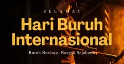 Ilustrasi - Contoh Ucapan Hari Buruh 2026. (Sumber: Canva/NYX)