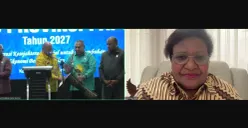 Wamendagri Ribka Haluk dalam Musrenbang RKPD dan Otsus Provinsi Papua Tahun 2027, Kamis, 30 April 2026. (Sumber: Dok. Kemendagri)