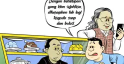 Ilustrasi Obrolan Warteg edisi Selasa, 5 Mei 2026. (Sumber: Poskota/Arif Setiadi)