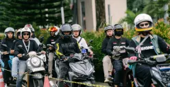 Caption Foto: Ratusan rider dan modifikator motor menghadiri acara Bogor Ride with Motul x NSA Autoparts, Minggu, 3 April 2026. (Sumber: Motul)