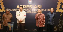 Mendagri Tito Karnavian seusai Malam Anugerah Apresiasi Pemerintah Daerah Berprestasi Tahun 2026 Regional Kalimantan di Ballroom Hotel Platinum Balikpapan, Kalimantan Timur, Selasa, 5 Mei 2026. (Sumber: Dok. Kemendagri)