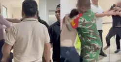 Waketum PSI Ronald A Sinaga alias Bro Ron dipukul oleh dua orang di kawasan Menteng, Jakarta Pusat, Senin, 4 Mei 2026. (Sumber: Istimewa)