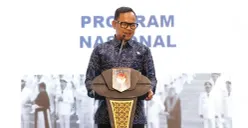 Wamendagri Bima Arya Sugiarto dalam Forum Orkestrasi Pembangunan Negeri di Hotel Platinum Balikpapan, Kalimantan Timur, Selasa, 5 Mei 2026. (Sumber: Dok. Kemendagri)