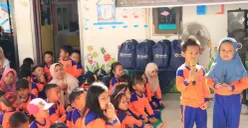 Aktivitas program Bank Mandiri peduli sekolah. (Sumber: Istimewa)