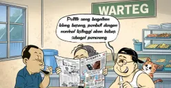 Ilustrasi obrolan warteg edisi Jumat, 8 Mei 2026. (Sumber: Pos Kota)