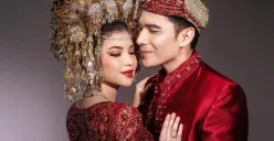 Potret pernikahan aktor Ridho Illahi dengan Anindya Caroline. (Sumber: Instagram/@ridhoillahi1210)