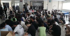 Direktorat Jenderal Imigrasi menangkap 210 warga negara asing (WNA) diduga terlibat dalam praktik penipuan investasi daring atau scam trading di Kecamatan Lubuk Baja, Kota Batam, Kepulauan Riau. (Sumber: Dirjen Imigrasi)