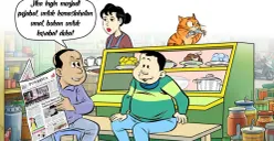 Obrolan warteg edisi hari ini, Sabtu, 9 Mei 2026. (Sumber: Poskota/Arif Setiadi)