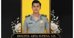 Brigadir Arya Supena (32), anggota Ditintelkam Polda Lampung yang gugur saat menggagalkan aksi pencurian sepeda motor (Curanmor) di Bandar Lampung. (Sumber: X/@buckmano555)