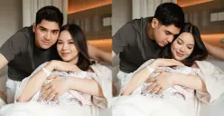 Potret Alyssa Daguise dan Al Ghazali dengan bayi perempuannya. (Sumber: Instagram/@alyssadaguise)