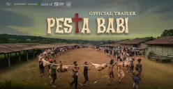 Nonton film Pesta Babi hanya dapat dilakukan lewat kegiatan nobar. (Sumber: YouTube/Indonesia Baru)