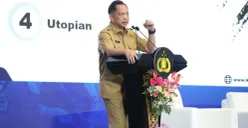 Mendagri Tito Karnavian dalam Rapat Kerja Teknis Densus 88 Anti Teror Polri di Hotel Bidakara, Jakarta, Senin, 18 Mei 2026. (Sumber: Dok. Kemendagri)