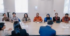 Wakil Gubernur (Wagub) DKI Jakarta, Rano Karno bersama delegasi Pemerintah Provinsi (Pemprov) DKI Jakarta bertemu Wakil Wali Kota Cannes, Thomas Pariente, di Hôtel de Ville de Cannes, pada Kamis, 14 Mei 2026. (Sumber: Pemprov DKI Jakarta)