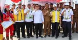 Plt. Bupati Bekasi Asep Surya Atmaja meninjau pembangunan gedung Sekolah Rakyat Jawa Barat 2 di Kawasan Deltamas, Cikarang Pusat, Senin, 18 Mei 2026. (Sumber: Dok. Diskominfosantik Bekasi)