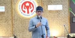 Potret Wamendagri Bima Arya Sugiarto dalam kegiatan Apresiasi Pemerintah Daerah Berprestasi Regional Nusa Tenggara dan Maluku 2026 di Lombok, NTB, Selasa, 19 Mei 2026. (Sumber: Puspen Kemendagri)