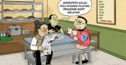 Obrolan warteg hari ini, Rabu, 20 Mei 2026. (Sumber: Poskota/Arif Setiadi)