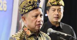 Potret Mendagri, Tito Karnavian pada acara Apresiasi Pemerintah Daerah Berprestasi 2026 Regional Maluku dan Nusa Tenggara di Ballroom Merumatta Senggigi, Lombok, Nusa Tenggara Barat (NTB), Selasa, 19 Mei 2026. (Sumber: Puspen Kemendagri)