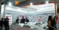 Booth Toyota dengan brand spare parts T-OPT di INAPA 2026 (Sumber: Toyota)