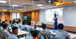 PT Wahana Makmur Sejati (WMS) terus memperluas edukasi keselamatan berkendara kepada pekerja perusahaan. (Sumber: WMS)