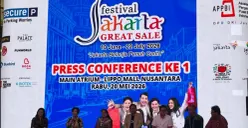 Kegiatan Festival Jakarta Great Sale (FJGS) 2026 yang digelar di salah satu pusat perbelanjaan di wilayah Jakarta Selatan, Rabu, 20 Mei 2026. (Sumber: Istimewa)