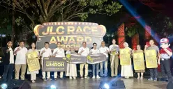 Acara JLC Race Award 2025 di Hutan Kota by Plataran Senayan, Jakarta, Rabu, 20 Mei 2026. (Sumber: Dok. JNE)
