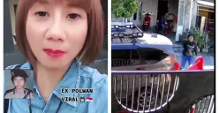 Tangkapan layar Eks Polisi Wanita (Polwan) Yuni Utami, yang viral lagi setelah diduga terlibat dalam aksi penganiayaan terhadap tetangganya di Kabupaten Sigi, Sulawesi Tengah. (Sumber: X/@tasawufcenter)