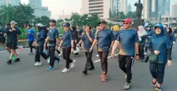 Fun Walk BPJS Kesehatan di kawasan Car Free Day Sudirman-Thamrin, Jakarta Pusat, Minggu, 24 Mei 2026. (Sumber: Dok. Istimewa)