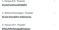 Eurobits Indonesia terseret dugaan ponzi kripto. Nama komunitas tersebut sempat ramai diberbincangkan di jagat maya. (Sumber: Dok. Istimewa)