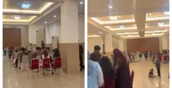 Tangakapan layar Pasangan pengantin asal Bekasi Rinaldy Zullfi Setyawan (32) dan Feny Indah Fitria Ichwana (32) yang diduga menjadi korban penipuan wedding organizer dan katering bernama Marwah Catering Service. (Sumber: X/@BangPino__ 