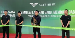 Saige Grup resmi membuka pabrik ke-2 di Indonesia yang berlokasi di Surya Cipta, Karawang, Jawa Barat. (Sumber: Poskota/Herdyan Anugrah Triguna)