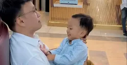 Ruben Onsu mengungkap awal pertemuannya dengan Thayaka Putra Onsu, bayi yang kini menjadi anak angkatnya. (Sumber: Instagram/@ruben_onsu)