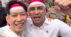 Raffi Ahmad berikan klarifikasi soal kehadiran di acara aksi Deklarasi Sumpah Pemuda 29 Oktober 2026. (Sumber: TikTok/@willie27_)