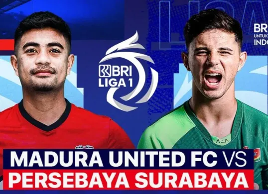 Link streaming Madura United vs Persebaya Surabaya. (Sumber: Vidio)