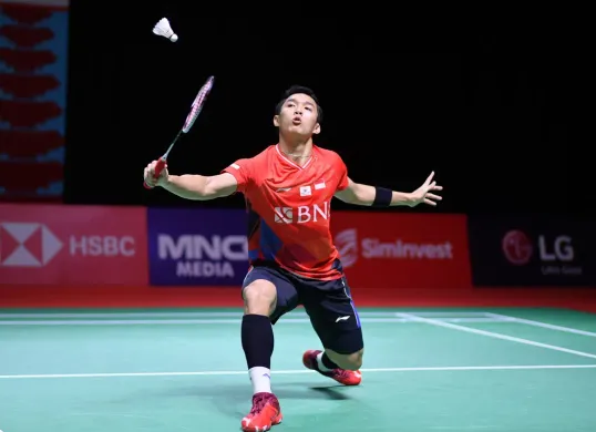 Jonatan Christie berpeluang meraih gelar juara tunggal putra BWF World Tour Finals 2024 setelah Victor Axelsen absen. (Sumber: PBSI)