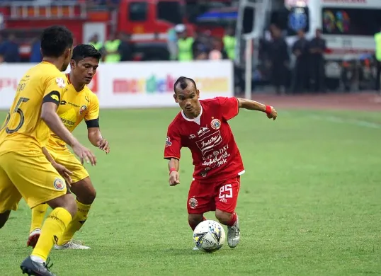 Pertemuan Persija Jakarta vs Semen Padang di Stadion GBK, pada Liga 1 musim 2019, kedua tim kembali bertemu setelah lima tahun. (Sumber: Persija.id)