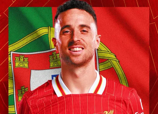 Diogo Jota dilaporkan kondisinya makin membaik jelang derby Everton vs Liverpool. (Sumber: Instagram @liverpoolfc)