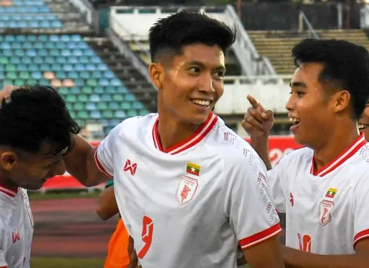 Myanmar meraih kemenangan dramatis atas Laos di laga Grup B PIala AFF 2024. (Sumber: Instagram @aseanutdfc)