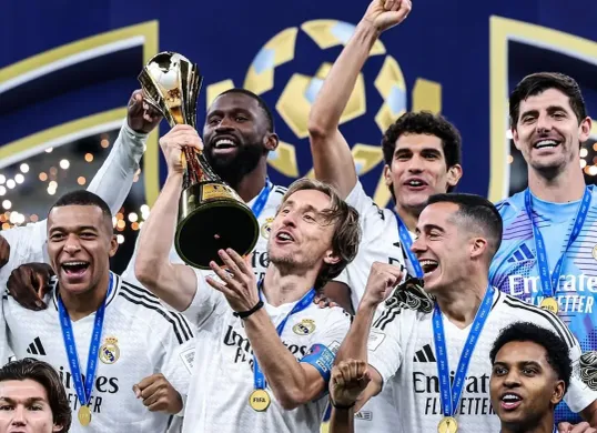 Real Madrid juara FIFA Intercontinental Cup 2024. (Sumber: Instagram/@433)