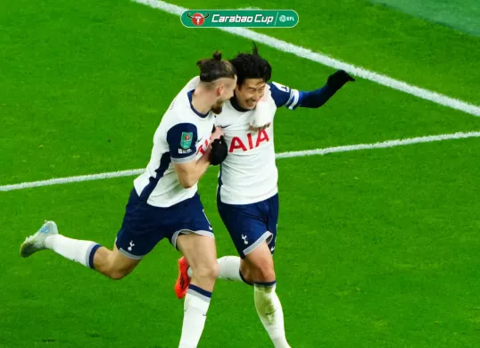 Perempat final Carabao Cup: Tottenham Hotspur atasi perlawanan mu dengan skor akhir 4-3  (Sumber: X/ Carabao_Cup)